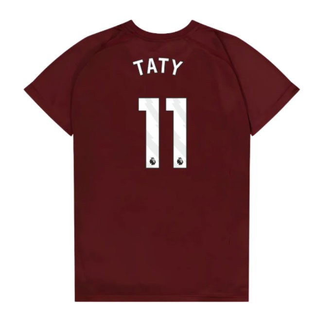 West Ham United Poly T-Shirt (Claret/Blue) - Kids (Taty 11)