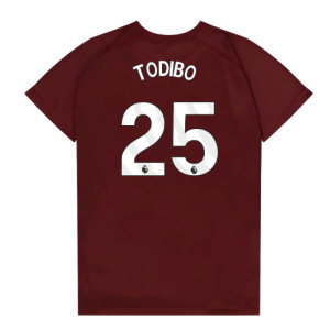 West Ham United Poly T-Shirt (Claret/Blue) - Kids (Todibo 25)