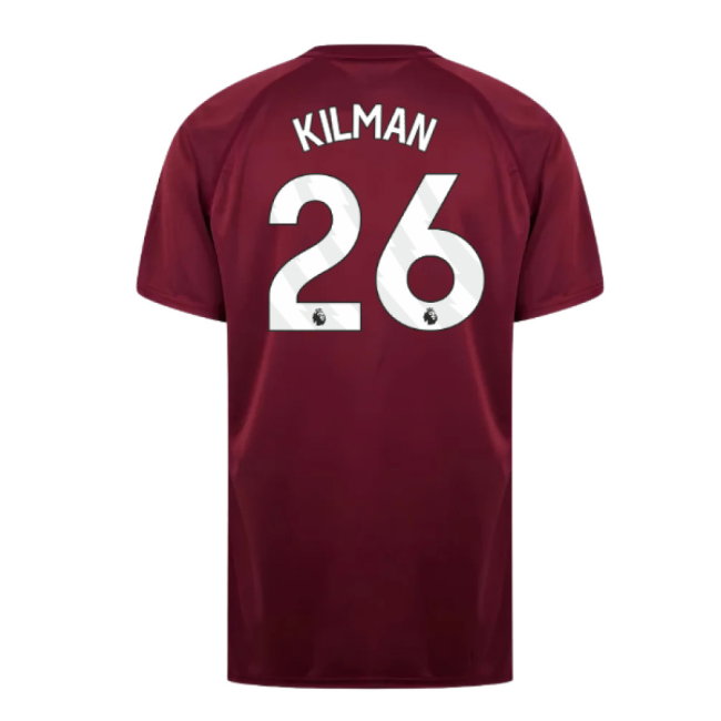 West Ham United Poly T-Shirt (Claret/Blue) (Kilman 26)