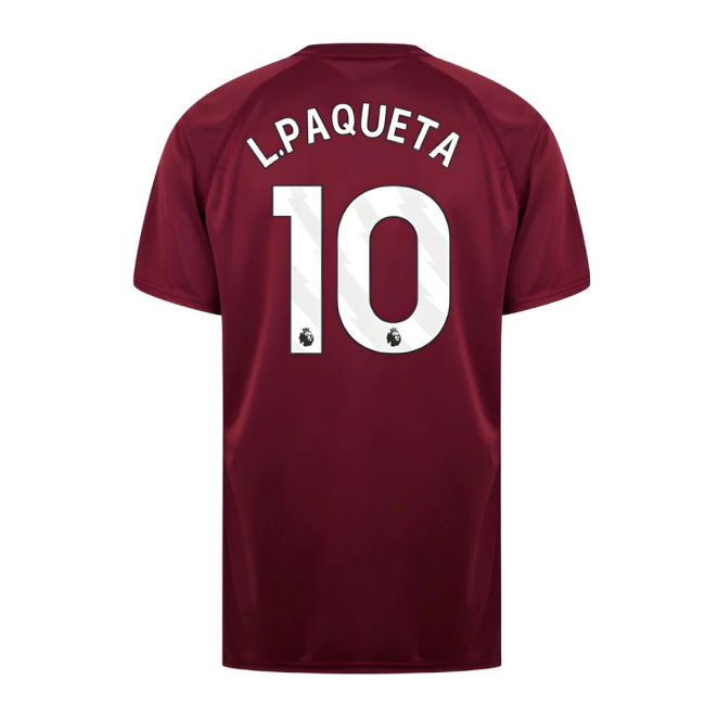 West Ham United Poly T-Shirt (Claret/Blue) (L.Paqueta 10)