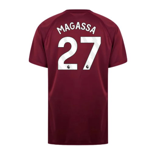 West Ham United Poly T-Shirt (Claret/Blue) (Magassa 27)