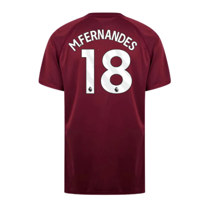 West Ham United Poly T-Shirt (Claret/Blue) (M.Fernandes 18)