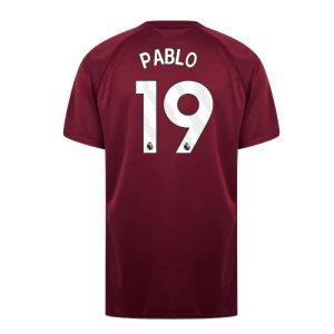 West Ham United Poly T-Shirt (Claret/Blue) (Pablo 19)
