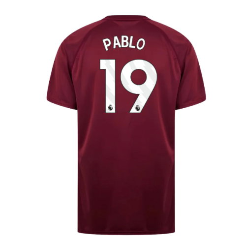 West Ham United Poly T-Shirt (Claret/Blue) (Pablo 19)