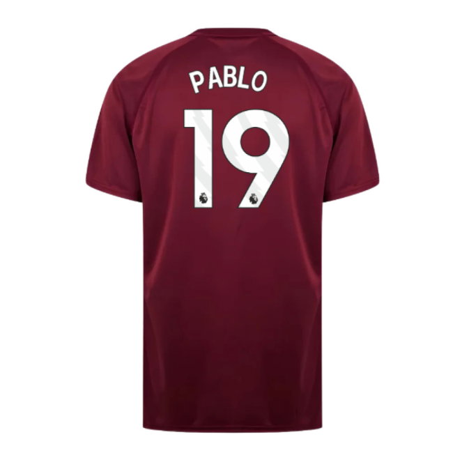 West Ham United Poly T-Shirt (Claret/Blue) (Pablo 19)