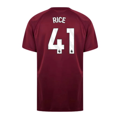 West Ham United Poly T-Shirt (Claret/Blue) (Rice 41)