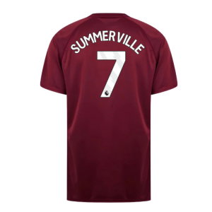 West Ham United Poly T-Shirt (Claret/Blue) (Summerville 7)