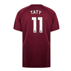 West Ham United Poly T-Shirt (Claret/Blue) (Taty 11)