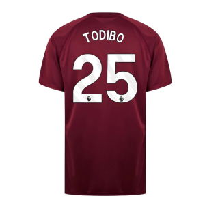 West Ham United Poly T-Shirt (Claret/Blue) (Todibo 25)