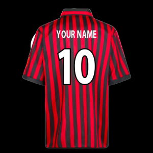 AC Milan 2000 Centenary Retro Football Shirt (Your Name)