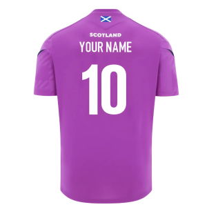 2025-2026 Scotland Rugby Training Poly Shirt (Purple) - Kids