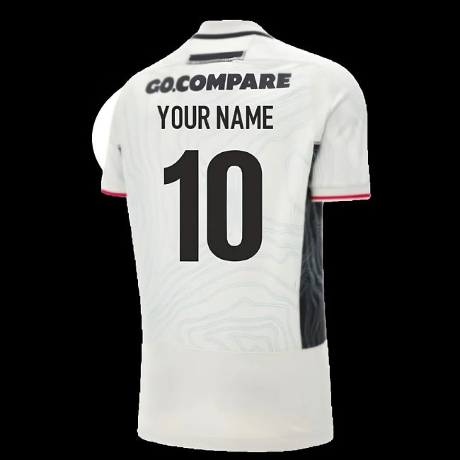 2025-2026 Wales WRU Away Slim Fit Rugby Shirt (Your Name)