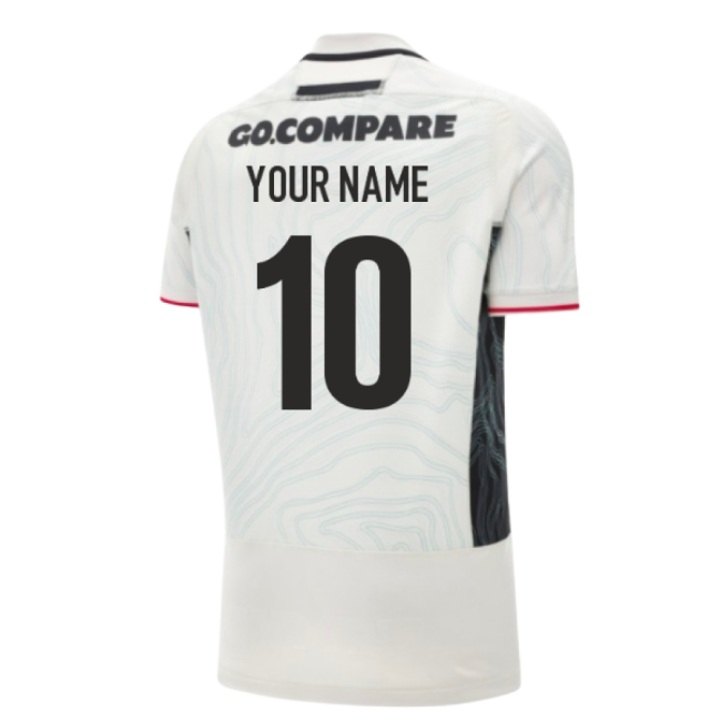 2025-2026 Wales WRU Away Slim Fit Rugby Shirt (Your Name)