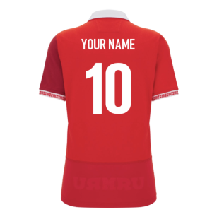 2025-2026 Wales WRU Home Cotton Rugby Shirt (Womens)