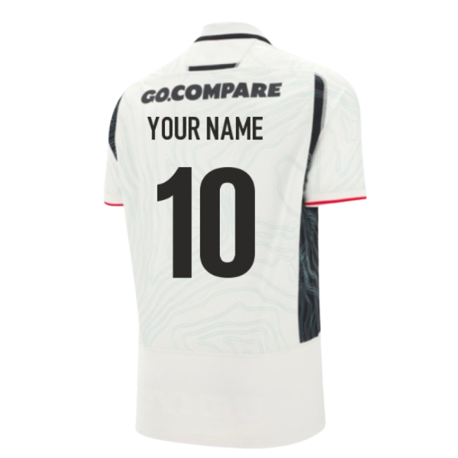 2025-2026 Wales WRU Away Rugby Shirt (Kids) (Your Name)
