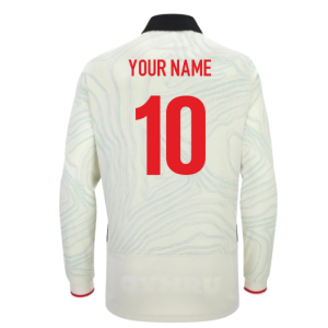 2025-2026 Wales WRU Rugby Away Cotton LS Shirt