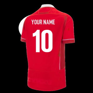 2025-2026 Wales Home WRWC Replica Rugby Shirt (Your Name)