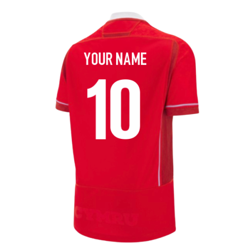 2025-2026 Wales Home WRWC Replica Rugby Shirt (Your Name)