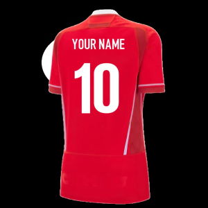 2025-2026 Wales WRU Home WRWC Rugby Shirt (Womens) (Your Name)