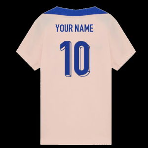 2025-2026 France Strike Training Shirt (Coral) - Kids (Your Name)
