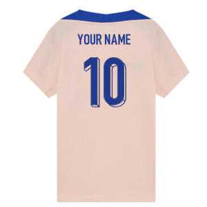 2025-2026 France Strike Training Shirt (Coral) - Kids (Your Name)