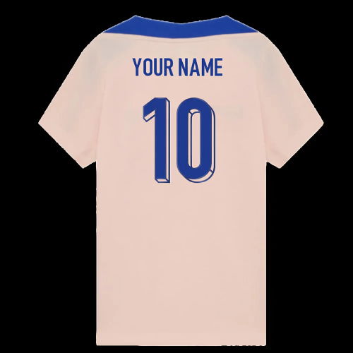 2025-2026 France Strike Training Shirt (Coral) - Kids (Your Name)