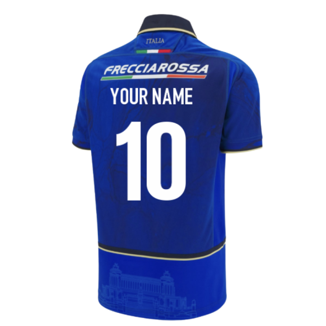 2025-2026 Italy FIR Rugby Home Replica Shirt (Your Name)