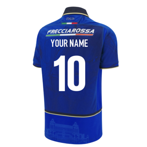 2025-2026 Italy FIR Rugby Home Shirt (Kids) (Your Name)