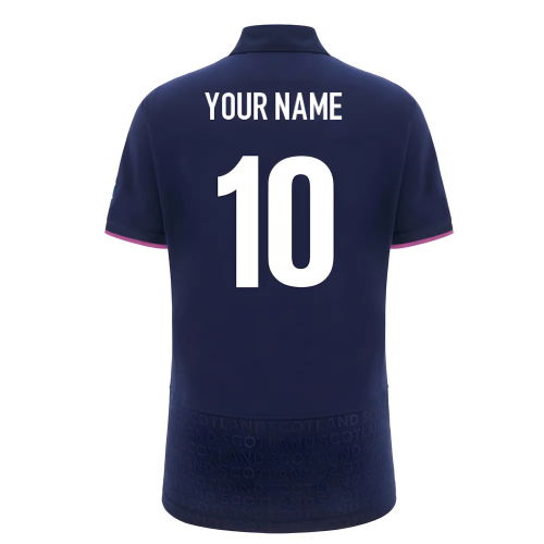 2025-2026 Scotland Home Cotton Rugby Shirt (Womens) (Your Name)