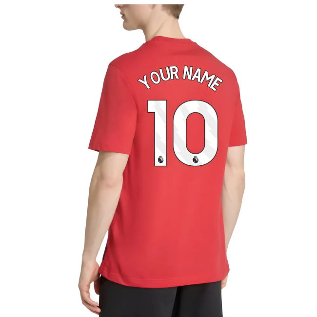 2025-2026 Man Utd US Tee (Red) (Your Name)