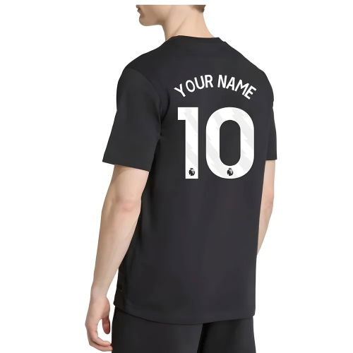 2025-2026 Man Utd US Tee (Black) (Your Name)