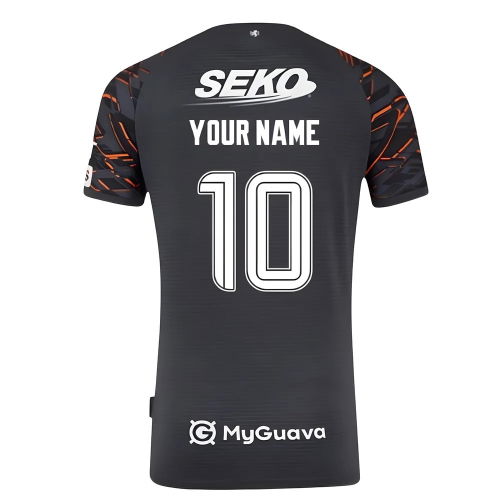 2025-2026 Rangers Away Goalkeeper Shirt (Black) (Your Name)  2025-2026 Rangers Away Goalkeeper Shirt (Black) (Your Name)