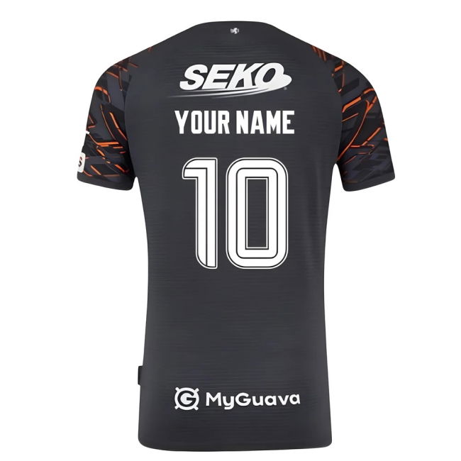 2025-2026 Rangers Away Goalkeeper Shirt (Black) (Your Name)
