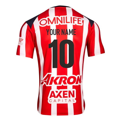 2025-2026 Chivas CD Guadalajara Home Shirt (Your Name)