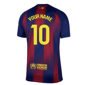 2025-2026 Barcelona Home Shirt (Your Name)