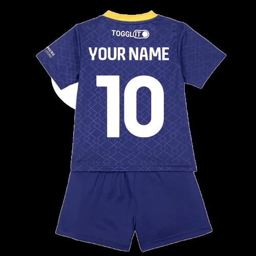 2025-2026 AFC Wimbledon Home Mini Kit (Your Name)