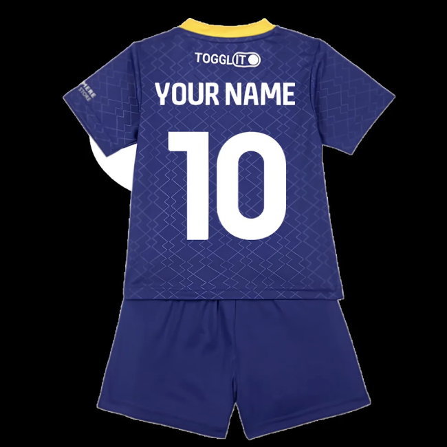 2025-2026 AFC Wimbledon Home Mini Kit (Your Name)