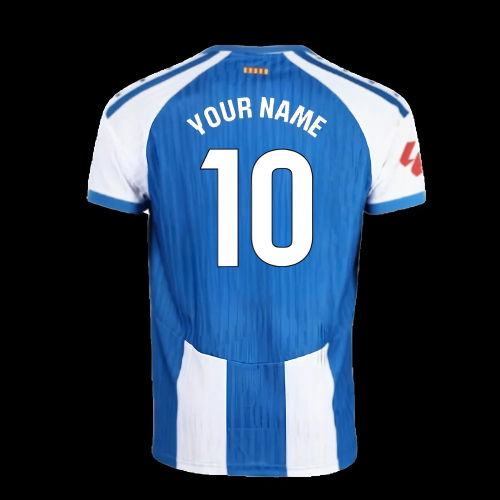 2025-2026 RCD Espanyol Home Shirt (Your Name)