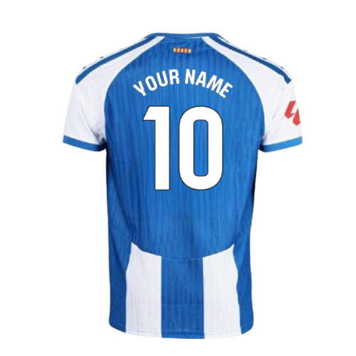 2025-2026 RCD Espanyol Home Shirt (Your Name)