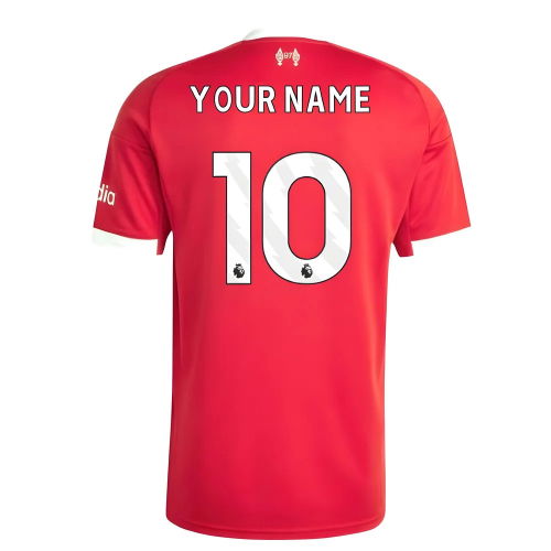 2025-2026 Liverpool Home Shirt (Your Name)