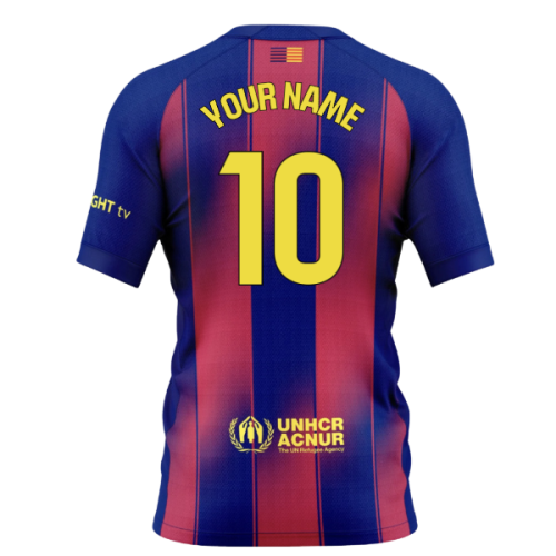 2025-2026 Barcelona Home Shirt (Kids) (Your Name)