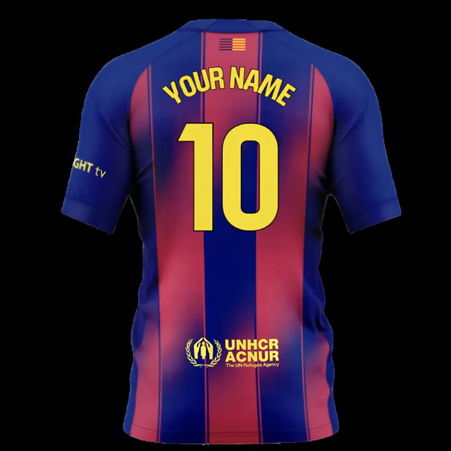 2025-2026 Barcelona Home Shirt (Kids) (Your Name)