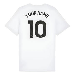 2025-2026 Manchester City FtblEss Tee (White) (Your Name)