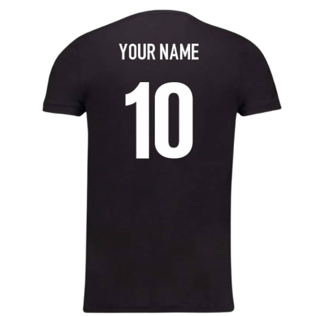 Maccabi Tel Aviv Logo T-shirt (Black) (Your Name)