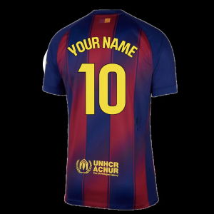 2025-2026 Barcelona Home Shirt (Your Name)