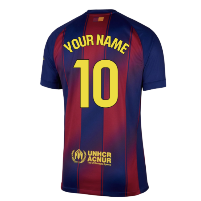 2025-2026 Barcelona Home Shirt (Your Name)