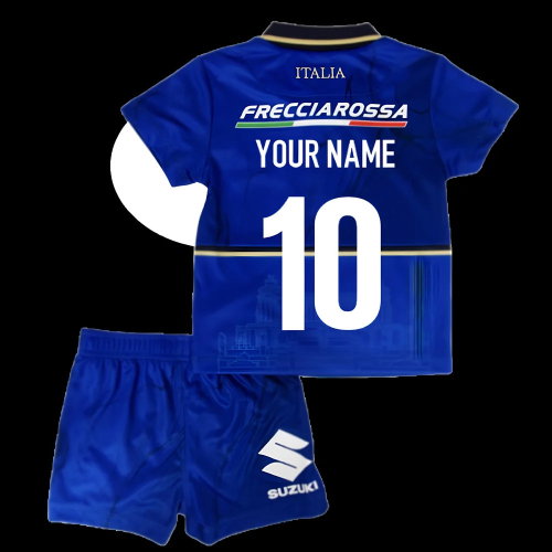 2025-2026 Italy Rugby FIR Home Mini Kit (Your Name)