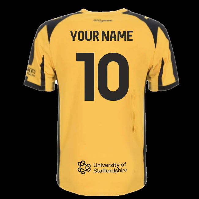 2025-2026 Port Vale Away Shirt (Your Name)