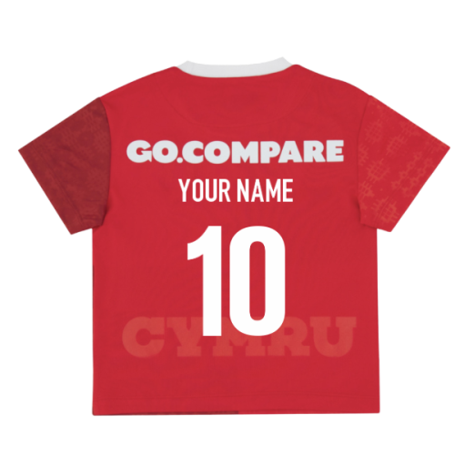 2025-2026 Wales WRU Home Rugby Mini Shirt (Your Name)