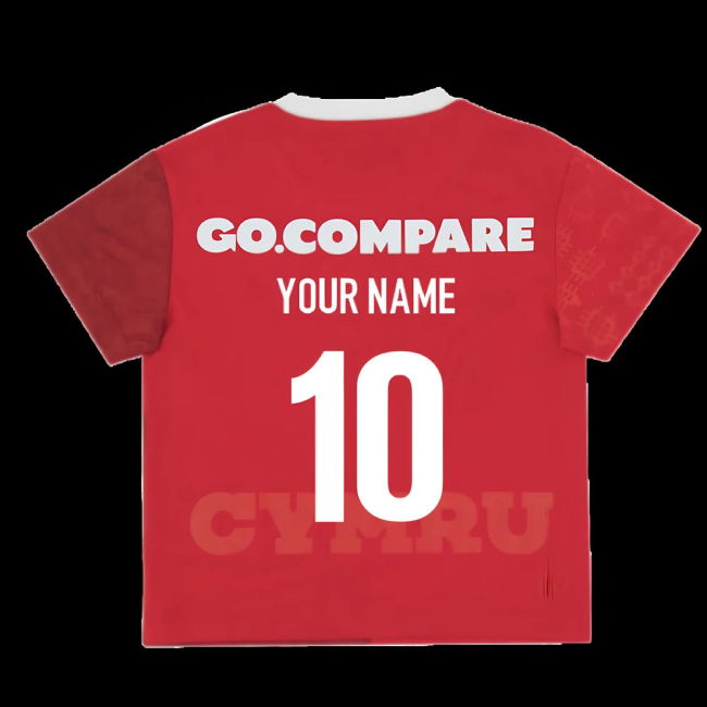 2025-2026 Wales WRU Home Rugby Mini Shirt (Your Name)